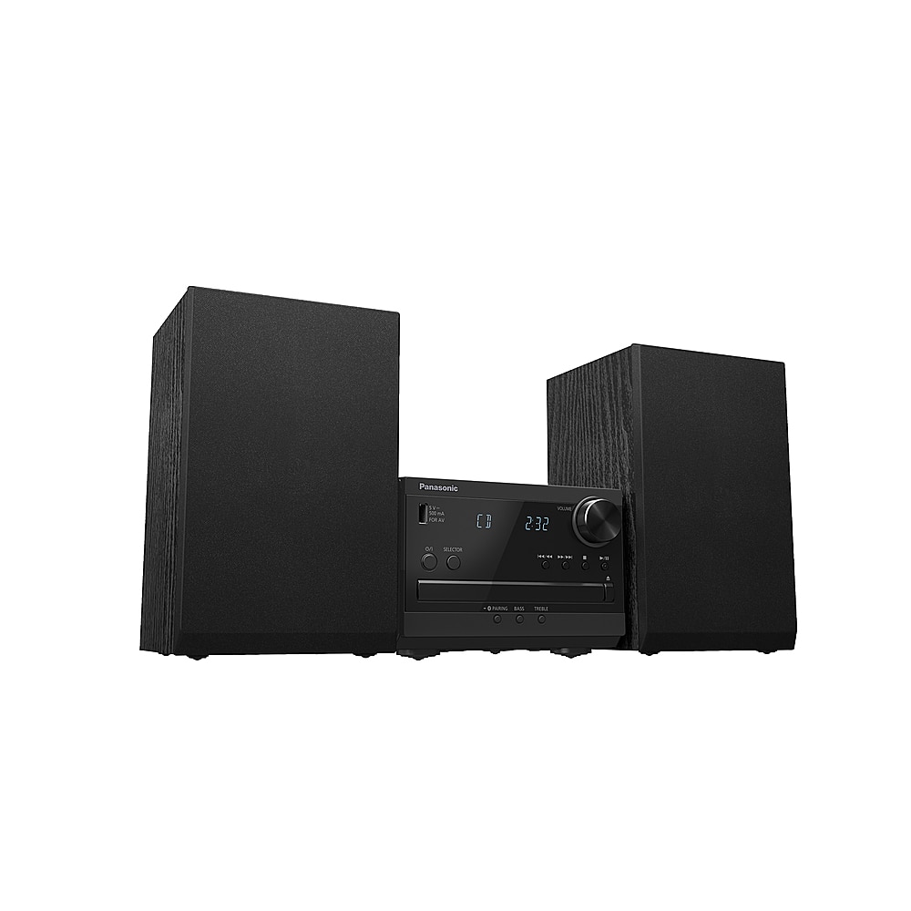 Alt View 12. Panasonic - Stereo System with CD, Bluetooth® and Radio, 20W - Black.