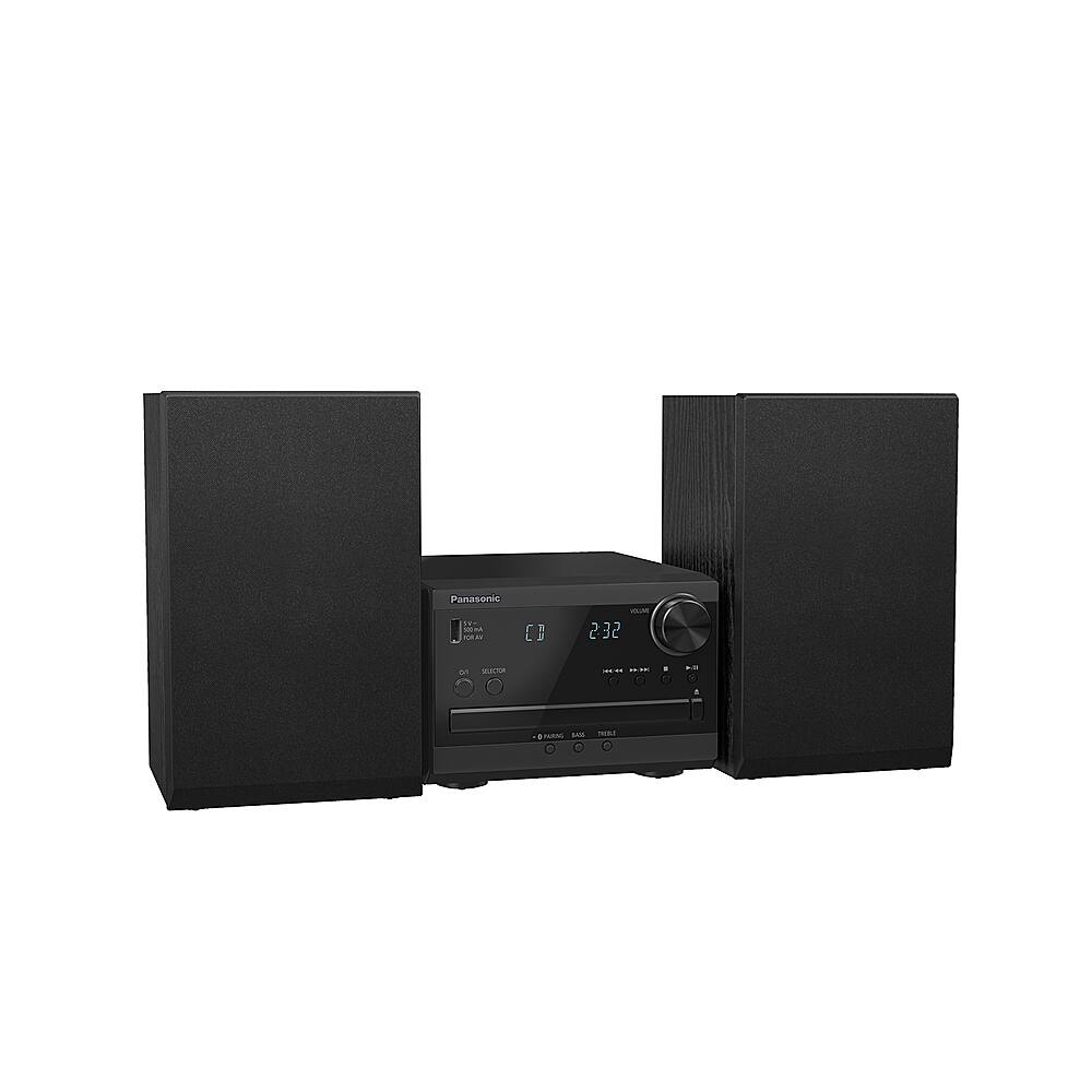 Alt View 13. Panasonic - Stereo System with CD, Bluetooth® and Radio, 20W - Black.