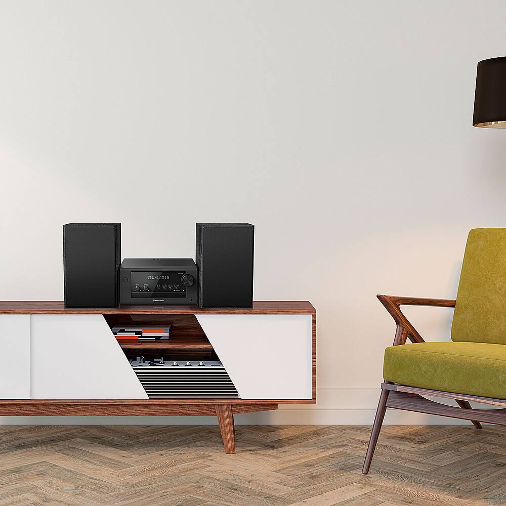 Alt View 13. Panasonic - Stereo System with CD, Bluetooth and Radio, 80W - Black.