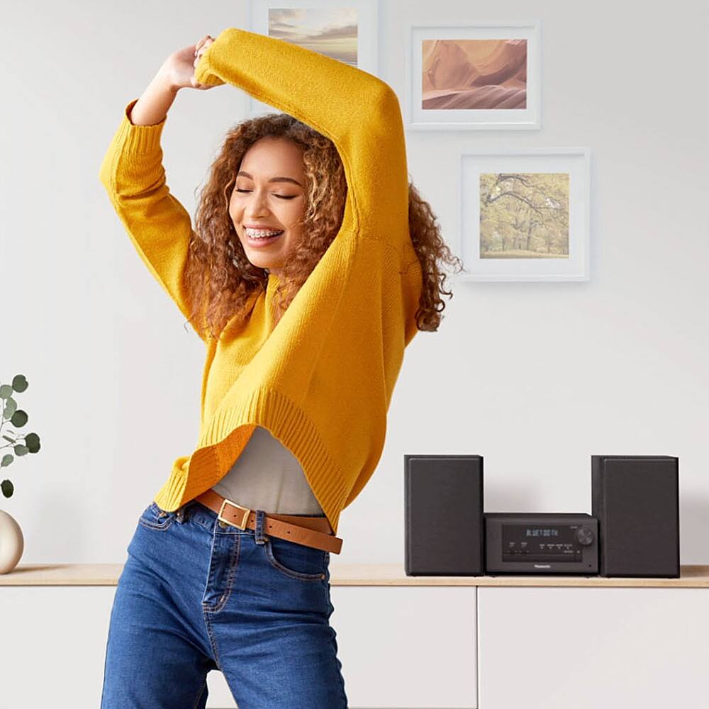 Alt View 16. Panasonic - Stereo System with CD, Bluetooth and Radio, 80W - Black.