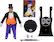 The image features a collection of items related to the DC Comics character, the Joker. There is a figurine of the Joker, a hat, a tie, and a black umbrella. Additionally, there is a book and a poster of the Joker. The items are displayed in a way that showcases the various accessories and memorabilia associated with the character.