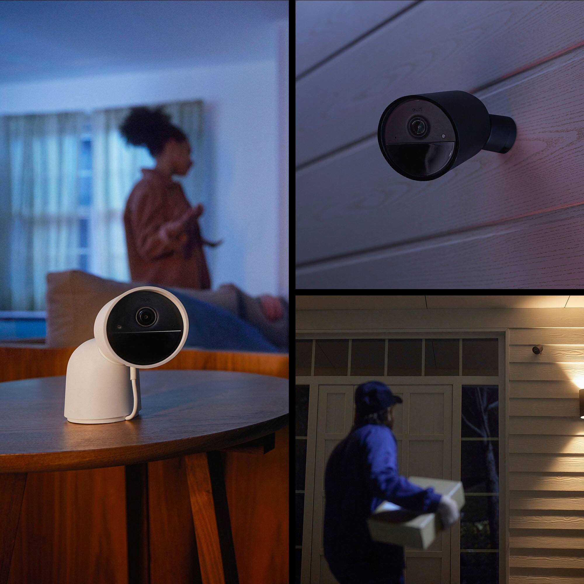Alt View 11. Philips - Hue Security Wired Camera - 2PK - White.