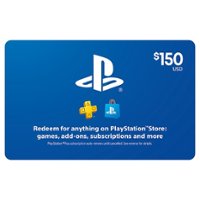 Sony - $150 PlayStation Store Card [Digital] - Front_Zoom