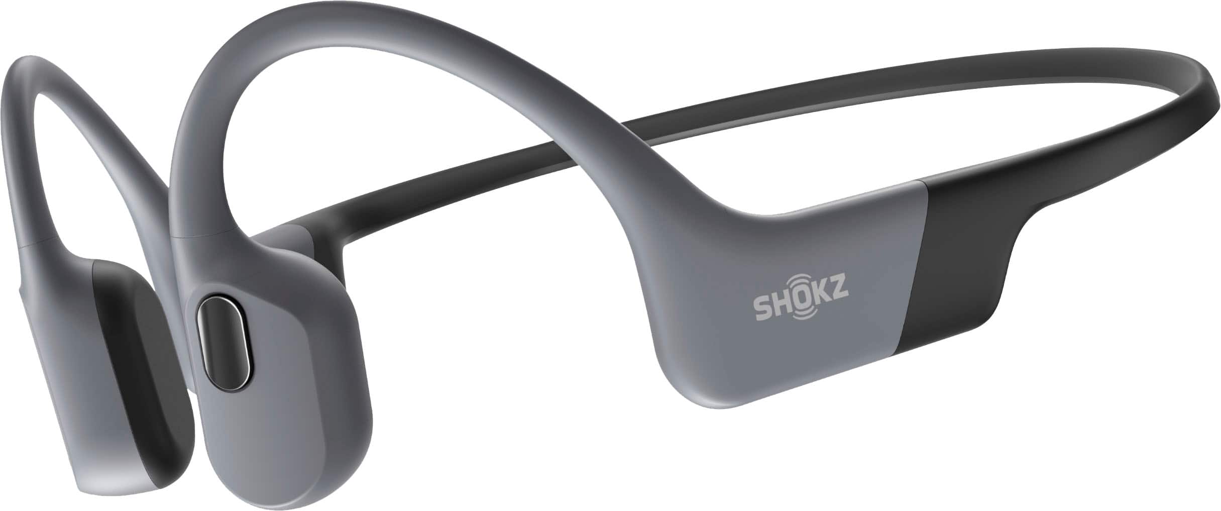 Shokz - OpenSwim Pro Bone Conduction Sports Headphone - Gray - Front_Zoom