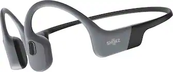 Front. Shokz - OpenSwim Pro Bone Conduction Sports Headphone - Gray.