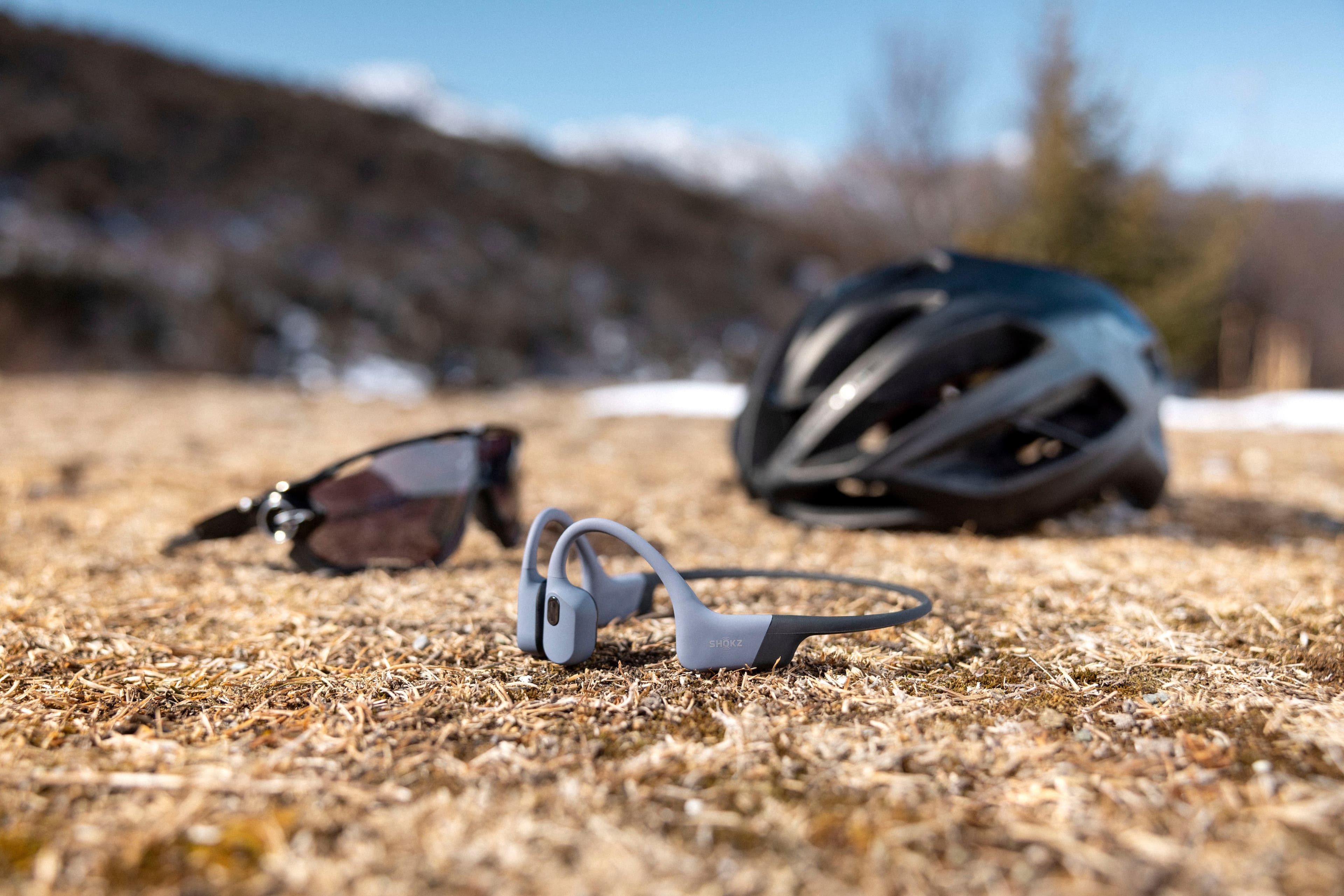 Alt View 15. Shokz - OpenSwim Pro Bone Conduction Sports Headphone - Gray.