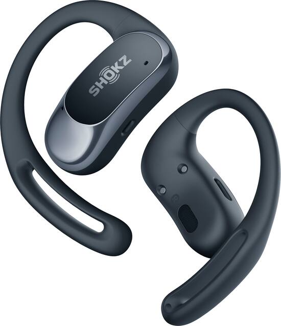 Shokz OpenFit Air Open Ear True Wireless Earbuds Black T511 ST BK US Best Buy
