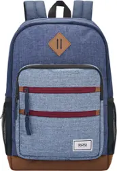 Solo New York - Re:Fresh Backpack For 15.6" Laptop - Blue - Front_Zoom