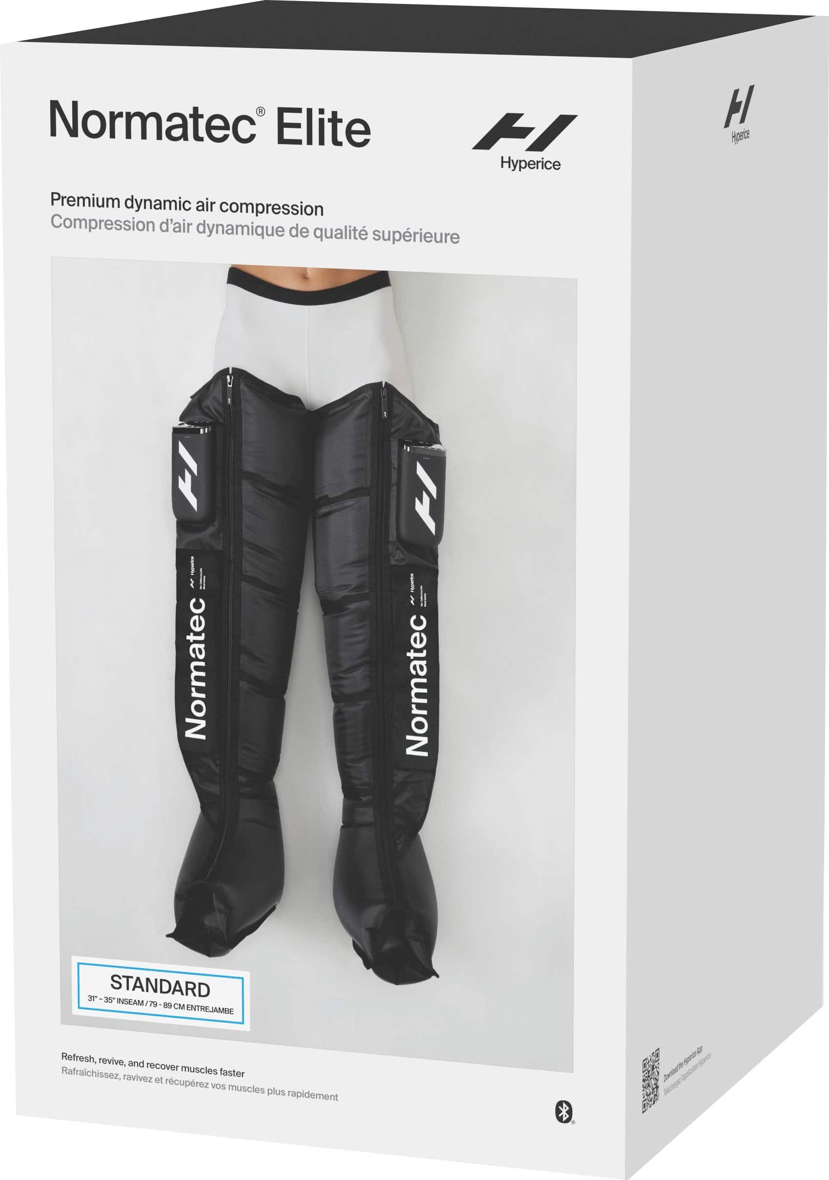 Alt View 12. Hyperice - Normatec Elite - Black.