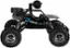 The image features an extreme climbing car racer, which is an unmanned aerial vehicle (UAV) designed for off-road adventures. The vehicle is equipped with large black tires and is ready to take on challenging terrains. The UAV is parked on a white background, making it stand out as the main subject of the image.