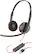 Front. Poly - Blackwire 3220 USB-A Noise Cancelling On-Ear Headset - Black.