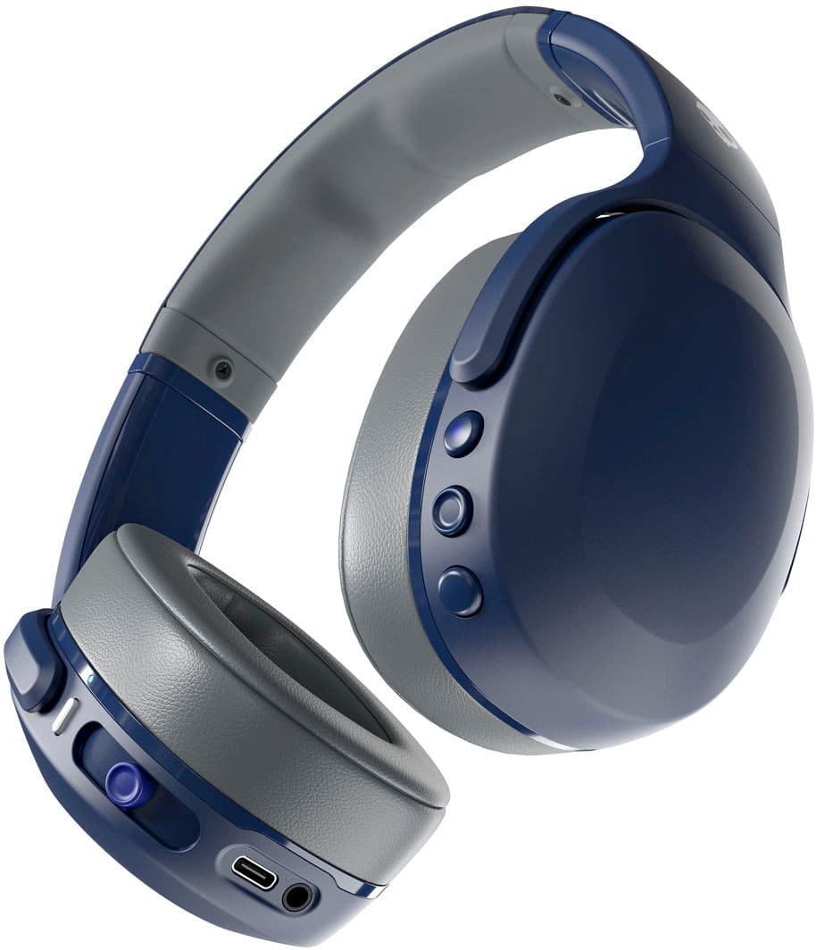 Skullcandy Crusher Evo Over-the-Ear Wireless Headphones Midnight Blue  S6EVW-S979 - Best Buy