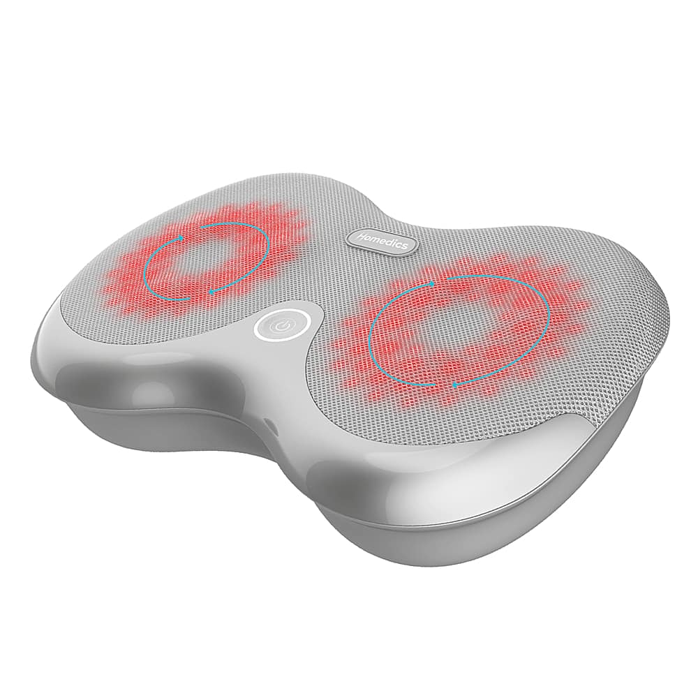 Homedics - Shiatsu Foot Massager with Heat - Gray - Angle_Zoom