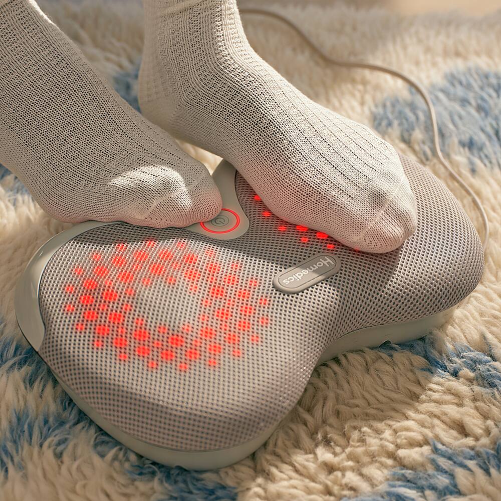 Alt View 11. Homedics - Shiatsu Foot Massager with Heat - Gray.