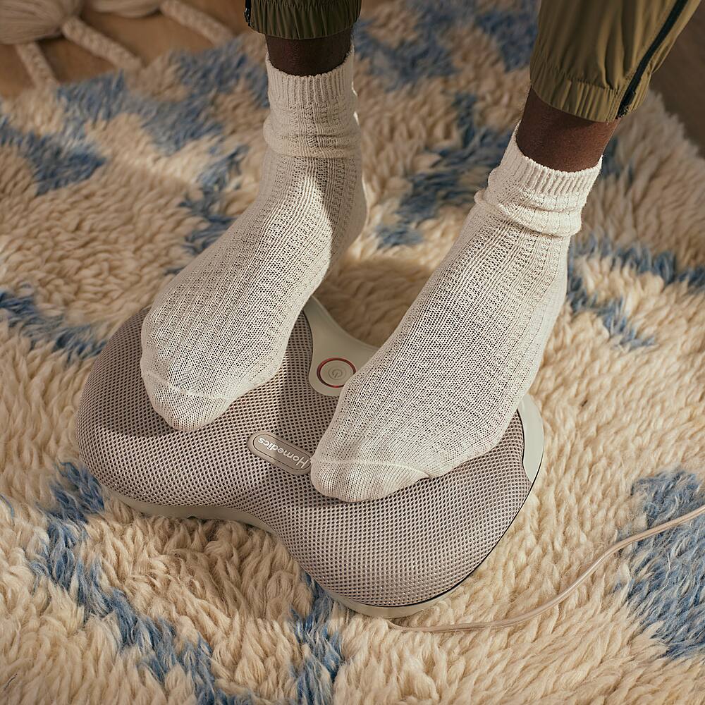 Alt View 14. Homedics - Shiatsu Foot Massager with Heat - Gray.