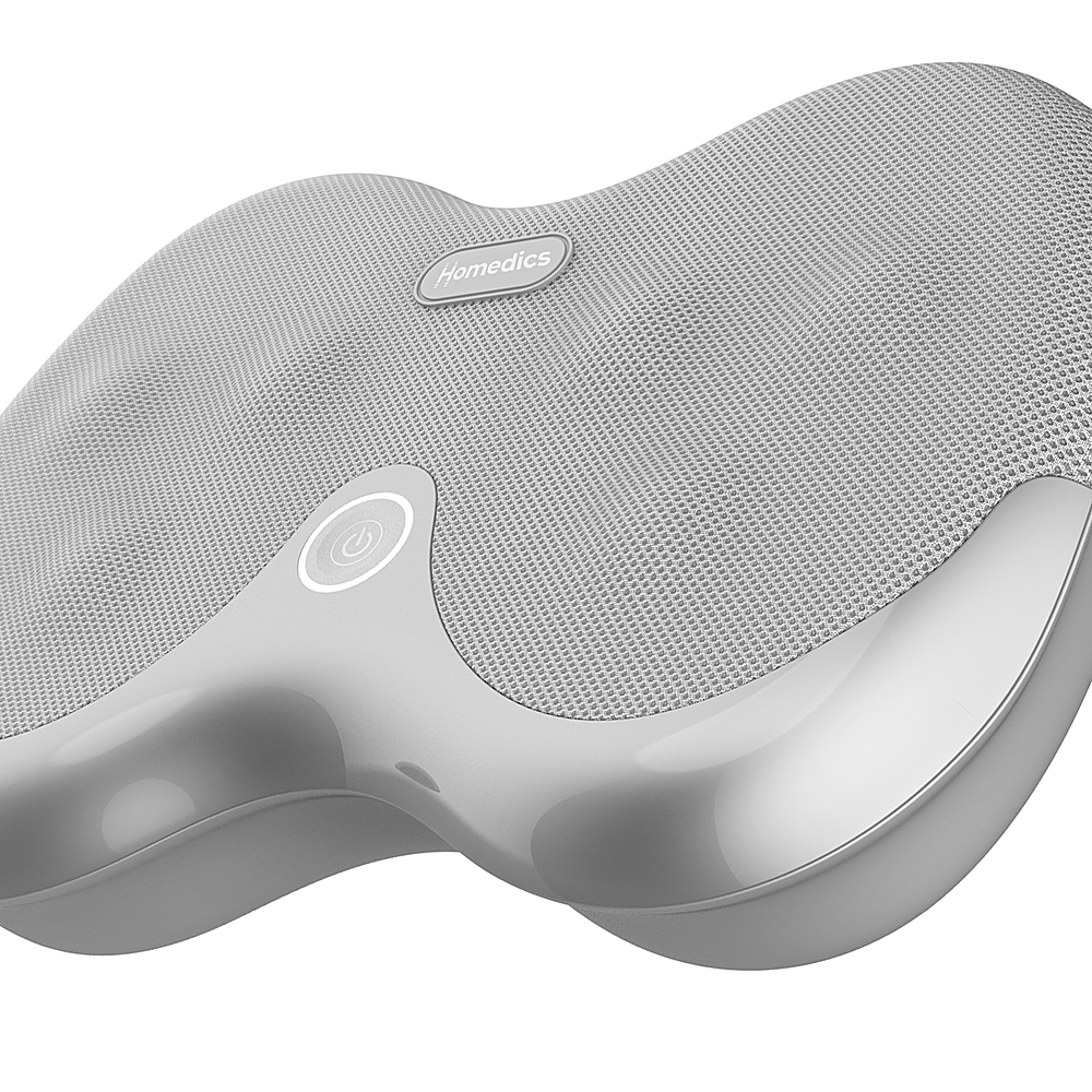 Left View: Homedics - Shiatsu Foot Massager with Heat - Gray