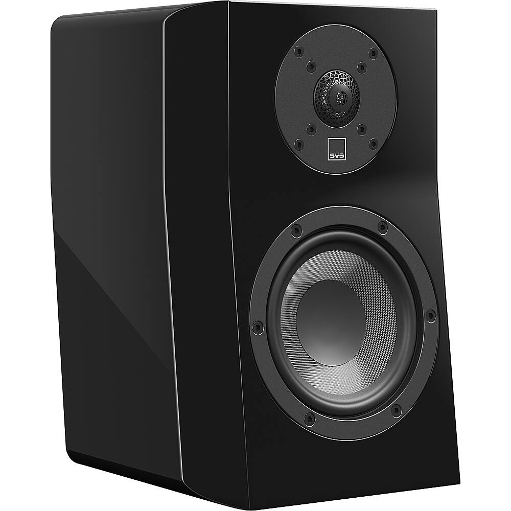 Left. SVS - Ultra Evolution Nano 2-Way Bookshelf Speaker (Each) - Piano Gloss Black.