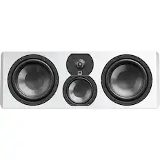 Front. SVS - Ultra Evolution Center 3-Way Speaker (Each) - Piano Gloss White.