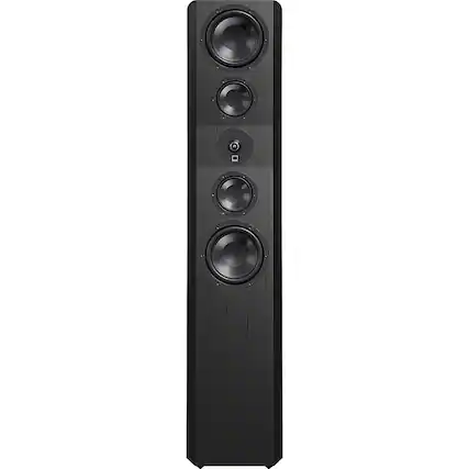 Front. SVS - Ultra Evolution Titan 3-Way Floorstanding Speaker (Each) - Black Oak Veneer.