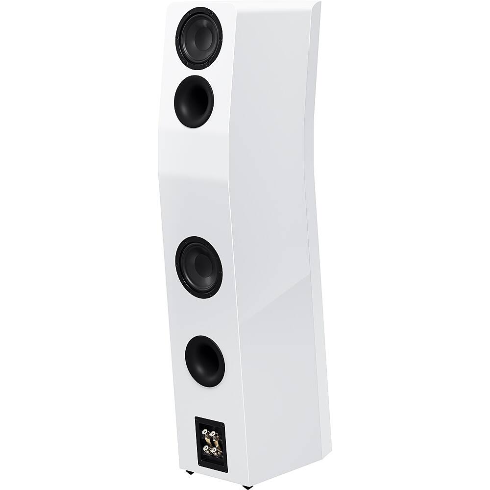 Back. SVS - Ultra Evolution Tower 3-Way Floorstanding Speaker (Each) - Piano Gloss White.
