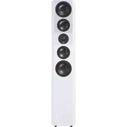 Front. SVS - Ultra Evolution Tower 3-Way Floorstanding Speaker (Each) - Piano Gloss White.