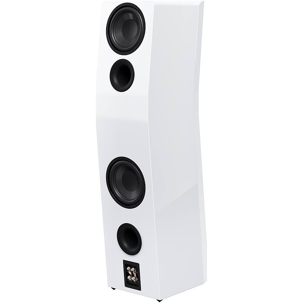 Back. SVS - Ultra Evolution Pinnacle 3-Way Floorstanding Speaker (Each) - Piano Gloss White.