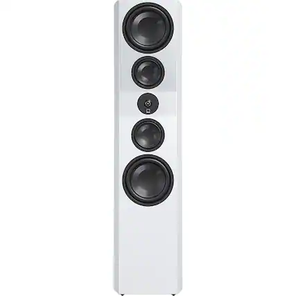 Front. SVS - Ultra Evolution Pinnacle 3-Way Floorstanding Speaker (Each) - Piano Gloss White.