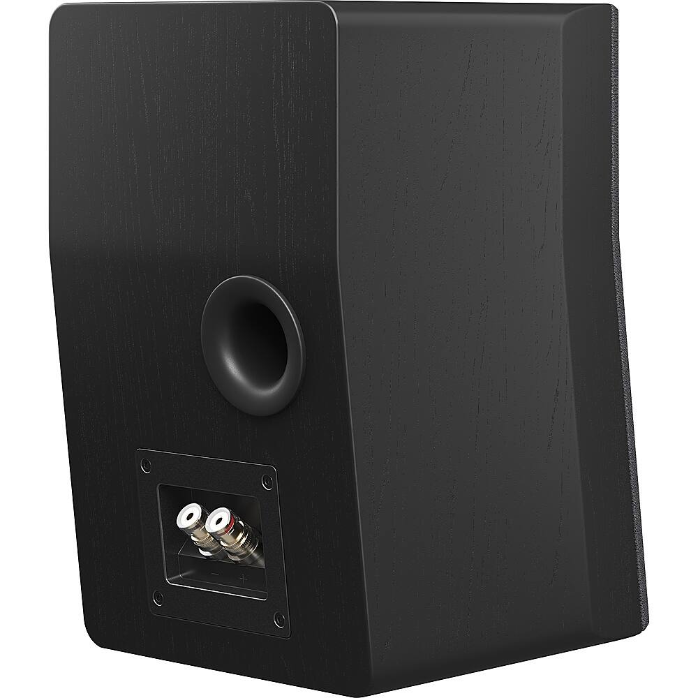 Back. SVS - Ultra Evolution Nano 2-Way Bookshelf Speaker (Each) - Black Oak Veneer.