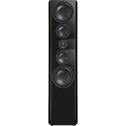 Front. SVS - Ultra Evolution Pinnacle 3-Way Floorstanding Speaker (Each) - Piano Gloss Black.