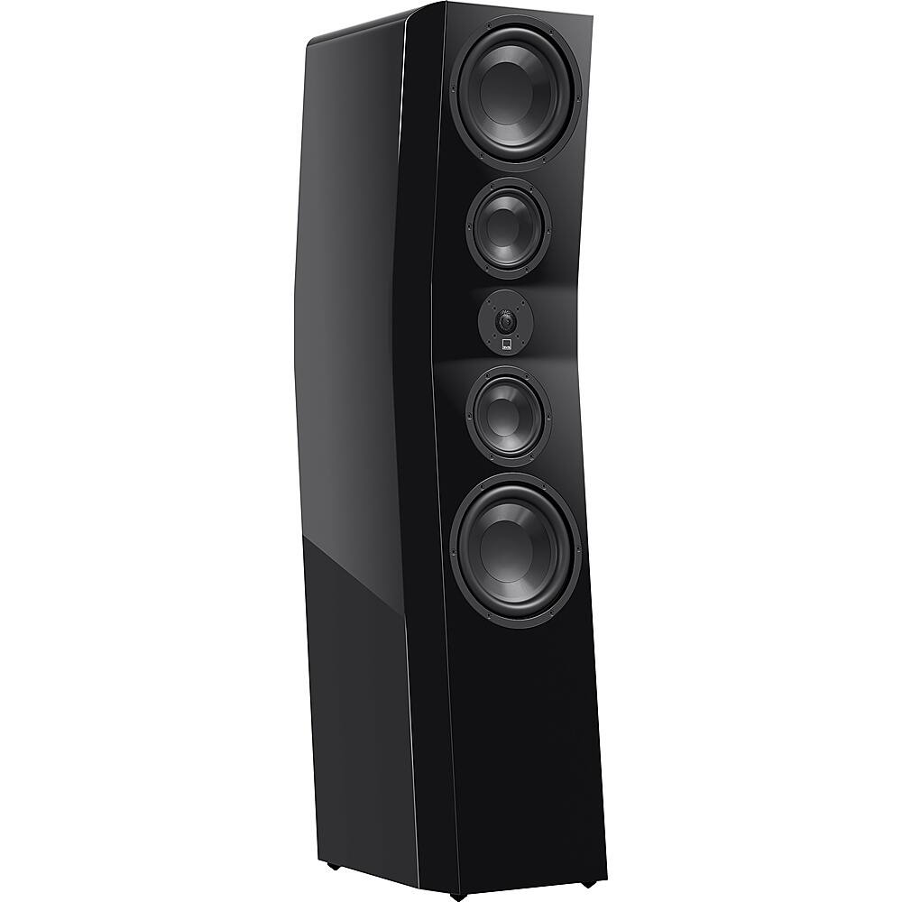 Left. SVS - Ultra Evolution Pinnacle 3-Way Floorstanding Speaker (Each) - Piano Gloss Black.