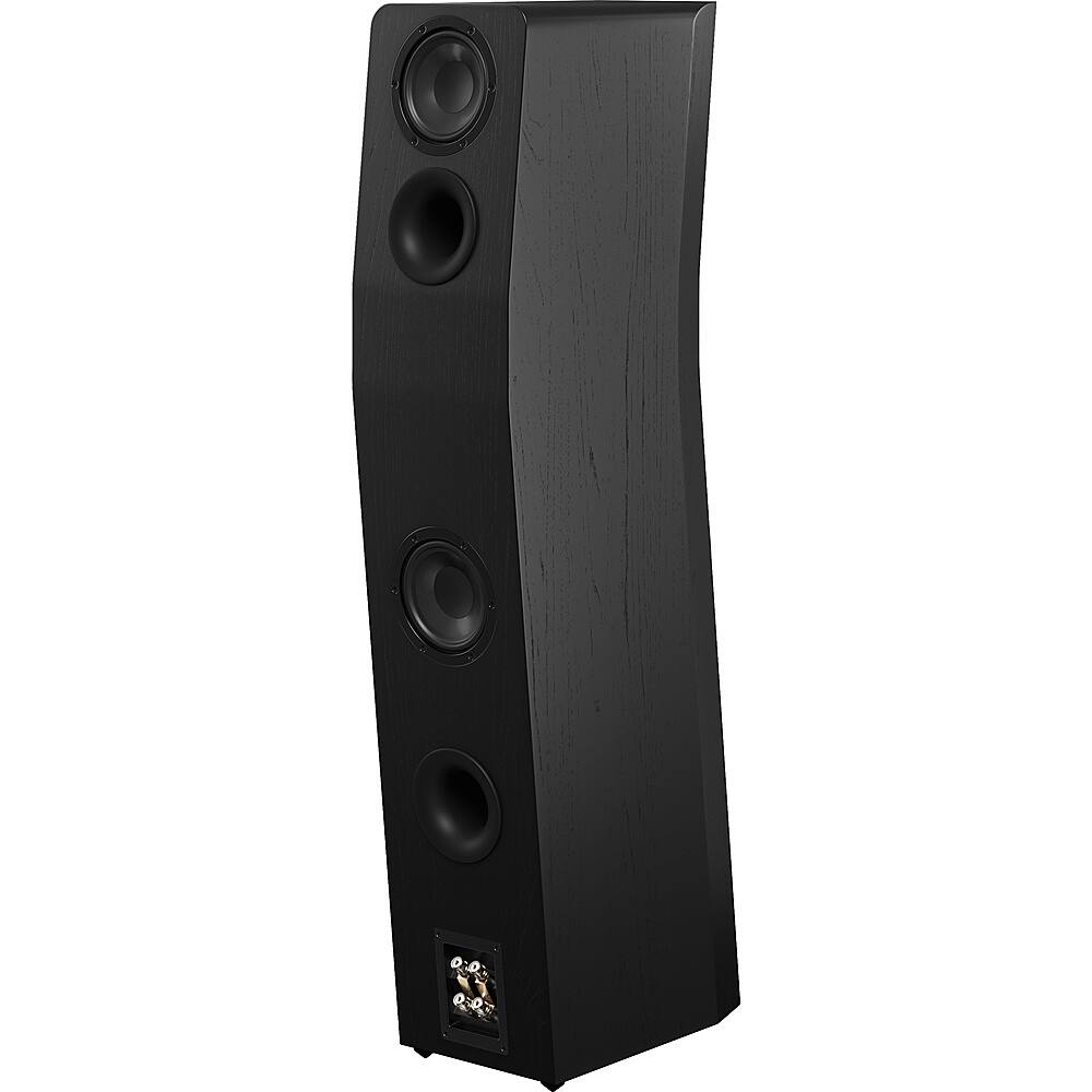Back. SVS - Ultra Evolution Tower 3-Way Floorstanding Speaker (Each) - Black Oak Veneer.