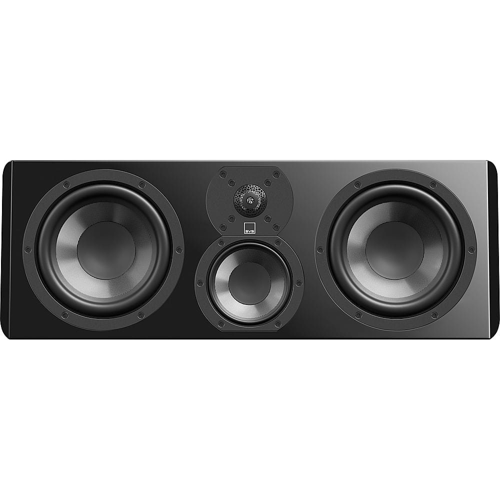 Front. SVS - Ultra Evolution Center 3-Way Speaker (Each) - Piano Gloss Black.
