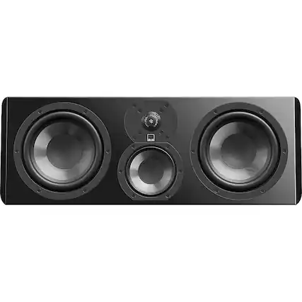 Front. SVS - Ultra Evolution Center 3-Way Speaker (Each) - Piano Gloss Black.