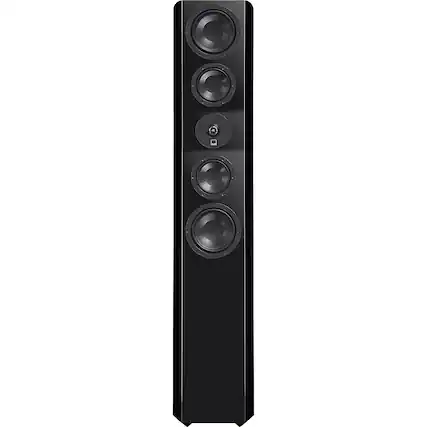 Front. SVS - Ultra Evolution Tower 3-Way Floorstanding Speaker (Each) - Piano Gloss Black.
