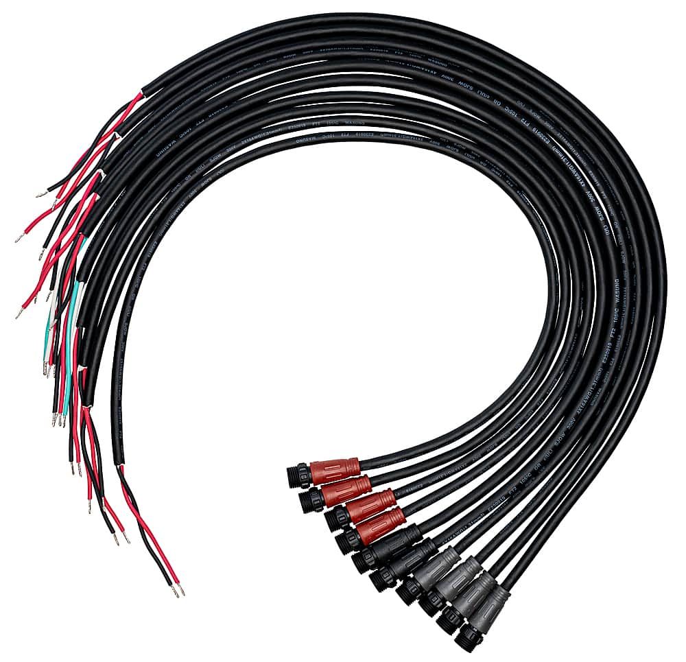 Angle. Sonance - 8+2 OUTDOOR WIRING HARNESS for select Sonance Landscape Style Systems (Each) - Black.