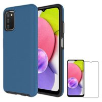 AXS - ProTech Case & Screen Protector For Samsung Galaxy A03s - Blue - Angle_Zoom