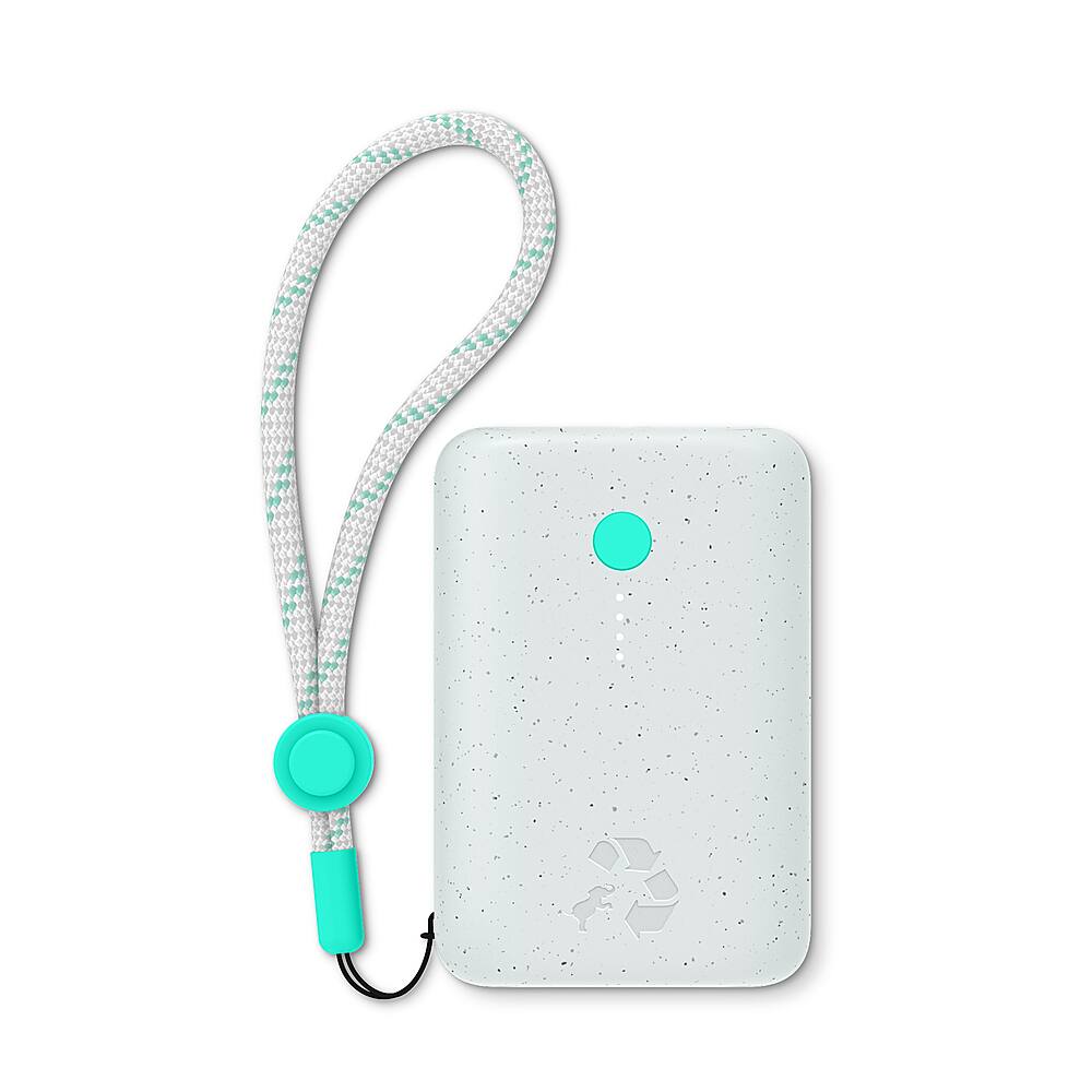 Alt View 1. Nimble - CHAMP 10,000mAh 22.5W PD Dual USB-C Portable Charger - White.