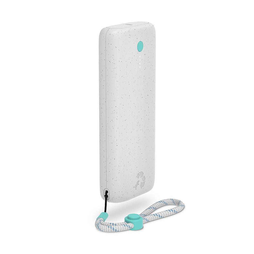 Nimble - Champ Pro 10K USB-C Portable Charger, 60W PD & QC 4.0 Fast Charging Power Bank, Dual USB-C Ports - White