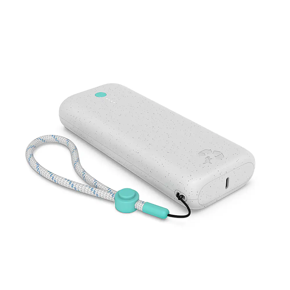 Alt View 1. Nimble - CHAMP PRO 20,000mAh 60W PD Dual USB-C Portable Charger - White.