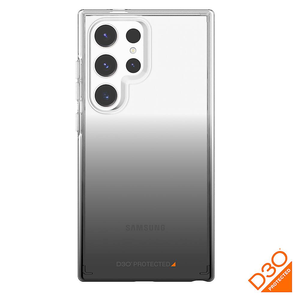 Alt View 11. AXS - Crystal Shield D30 Case & Screen Protector for Samsung Galaxy S24 Ultra - Smoke Gradient.