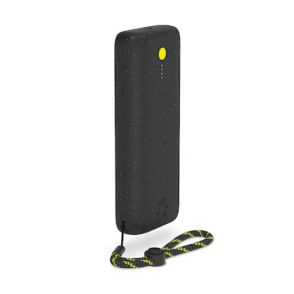 Front. Nimble - CHAMP PRO 20,000mAh 60W PD Dual USB-C Portable Charger - Black.