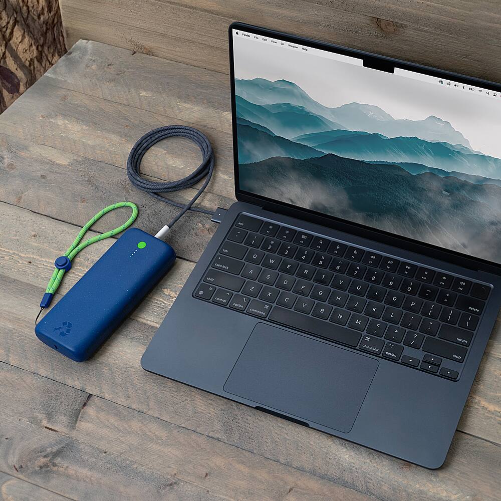 Alt View 13. Nimble - CHAMP PRO 20,000mAh 60W PD Dual USB-C Portable Charger - Blue.