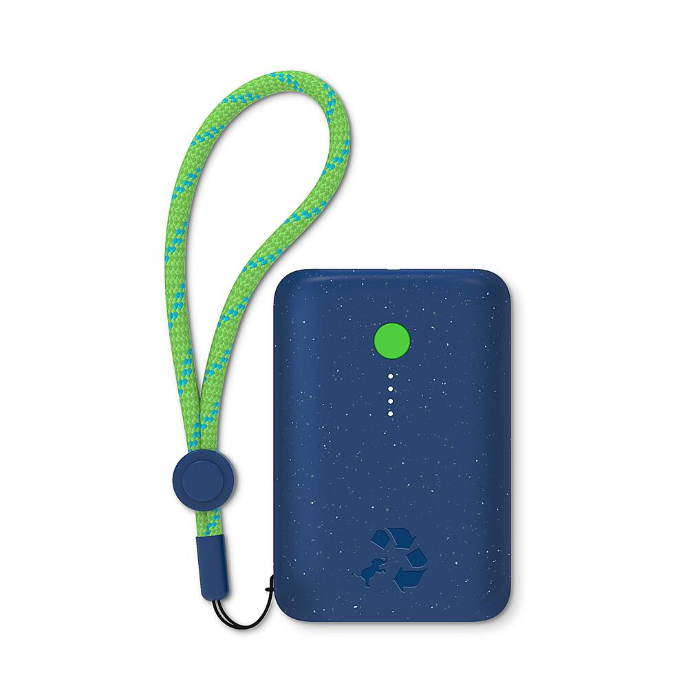 Alt View 11. Nimble - CHAMP 10,000mAh 22.5W PD Dual USB-C Portable Charger - Blue.