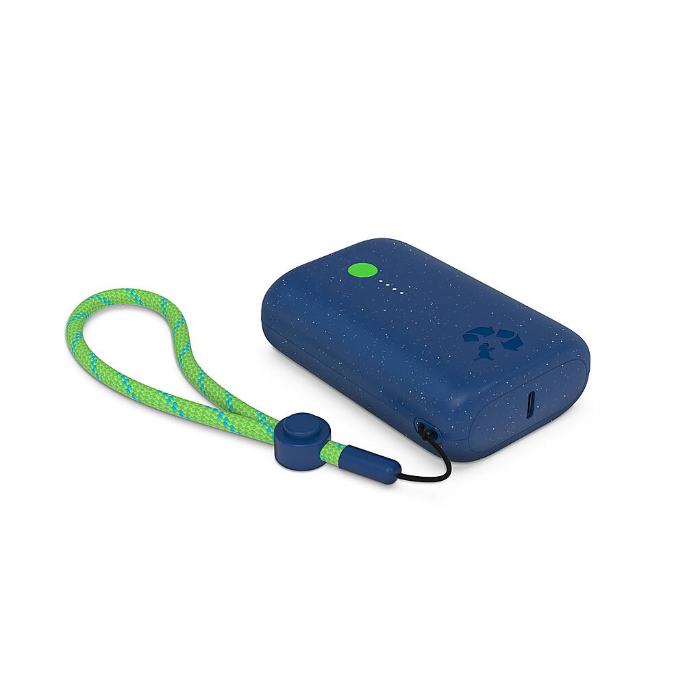 Alt View 1. Nimble - CHAMP 10,000mAh 22.5W PD Dual USB-C Portable Charger - Blue.