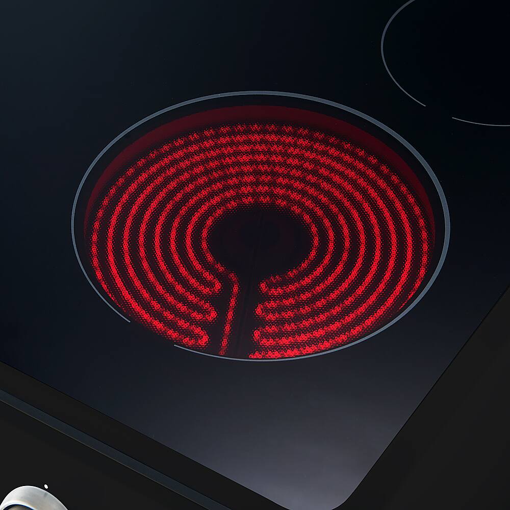 Alt View 15. Forno Appliances - Leonardo Espresso 5.0 cu. ft. Slide-In Oven Electric Convection Range with Antique Brass Accents - Black.