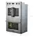 "1 0 1 50.63" H FORNO 30" W 27.17" D" is a description of a stainless steel oven with a 30" width and 27.17" depth. The oven has a 50.63" height, and it is made of stainless steel.