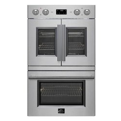 Forno Appliances - Asti 30 in. Electric Double Wall Oven with French Doors - Front_Zoom