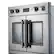Alt View Zoom 12. Forno Appliances - Asti 30 in. Electric Double Wall Oven with French Doors - Stainless Steel.