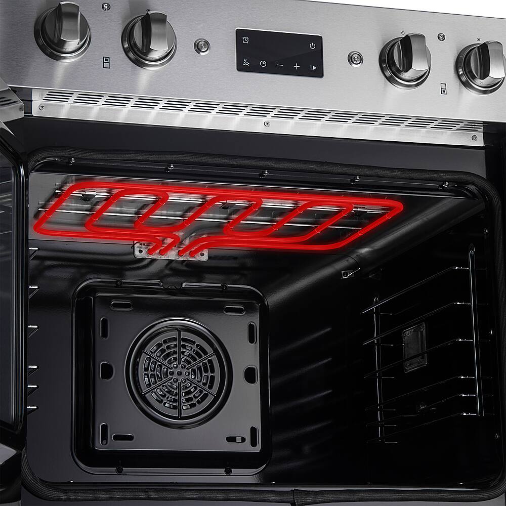 Alt View 14. Forno Appliances - Asti 30 in. Electric Double Wall Oven with French Doors - Stainless steel.