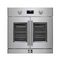 Forno Appliances - Asti 30 in. Single Electric Convection Wall Oven with French Doors - Stainless Steel